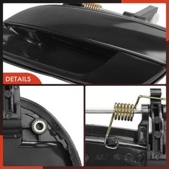 Exterior Door Handles Elantra 2001-2006 Black 2-PC Rear Both Sides