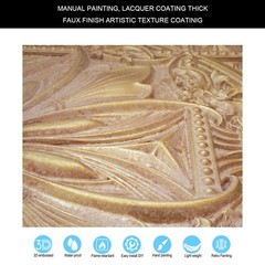 Embellished tin tiles Drop in ceiling panels PL10 Vintage brown gold 10pcs