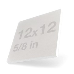 Denex Fire Resistant Drywall Repair Panel 12x12x5/8 in 1 Pack