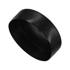 Black 190mm Rubber End Caps Round Vinyl Plug Insert Rubber Flexible