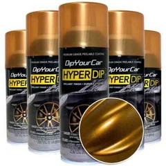 6 PACK – DYC HyperDip Aerosol Brunt Copper NEW DIPYOURCAR.COM