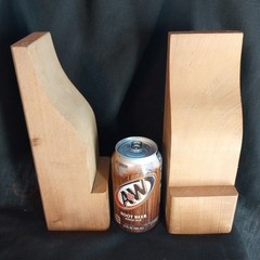 Vtg Wood Corbel Set Of 2 Unfinished Indoor Outdoor 10″ x 3-3/8″ x 3-3/8″ Unused