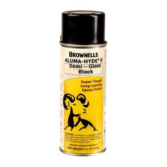 Brownells Aluma-Hyde II Epoxy Based 12 Ounce (Pack of 1), Semi Gloss Black