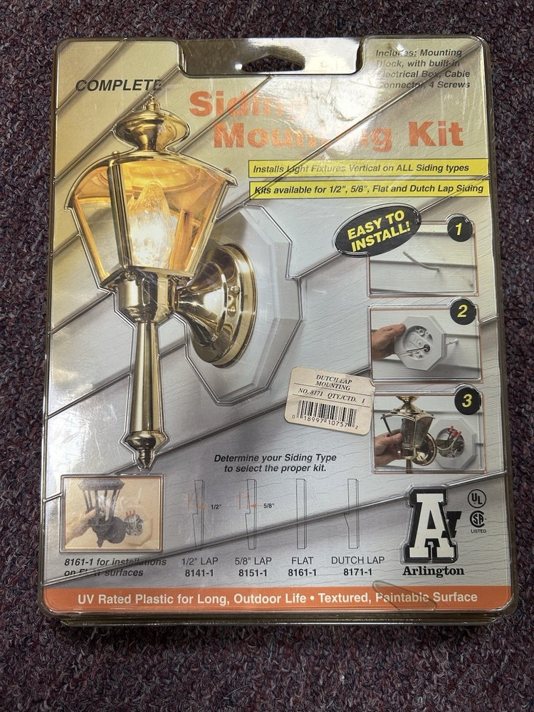 Arlington Complete Siding Mounting Kit 8161-1