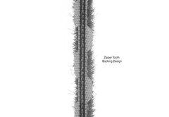 Zipper Pile Weatherstrip .270″ Backing – .250″ Pile Height – 100′ Roll Gray