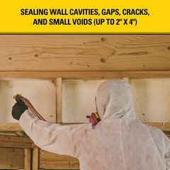 Stanley F994C Spray Foam 1 Kit (600 Board Feet) Closed Cell Class A Fire Rated