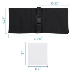 4 Packs Sandbags, Heavy Duty Sand Bags with 8 PE Bags, Sand Bags with Buckle …