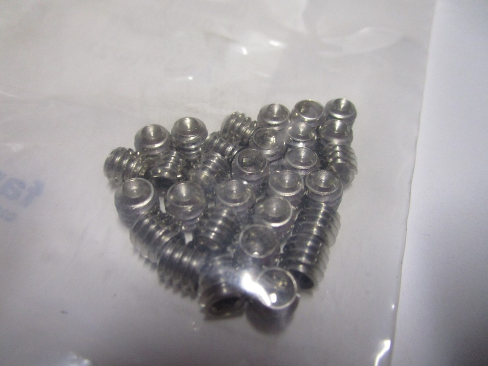 1/4″-20 x 1/4″ Hex Cup Point Grade 18-8 Stainless Steel Socket Set Screw QTY 30
