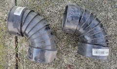 ADS 90 Degree 4 in. Plastic Corrugated Elbows Advanced Drainage Systems Lot Of 2