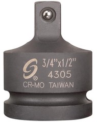 Sunex 3 4 Inch Drive Female to 1 2 Inch Male Adapter Chrome Molybdenum Steel