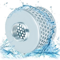 2” Pump Suction Hose Strainer, Round Hole Steel Basket Water 2 inch