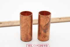 (2) 3/4″ x 3/4″ x 1/2″ Sweat Copper Tee Fitting 2 Pack