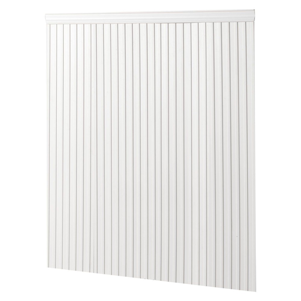 Modern Pre-Cut Wall Molding Kit – Polystyrene Wainscoting Panels, White