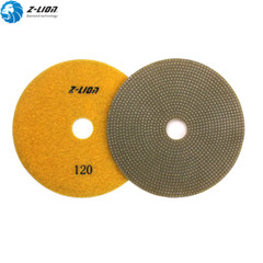 5″4Pcs Electroplated Diamond Polishing Pads Sanding Disc Grinding Wet for Stone