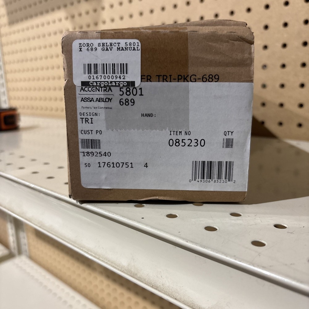 ASSA ABLOY ACCENTRA 5801 689 GAV Manual Door Closer Silver 12-1/4″ Hardware ARM