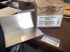 100 ROOFING AMERIMAX 68768 ALUMINUM PREBENT SHINGLES 4X4X8 CASE Flashing
