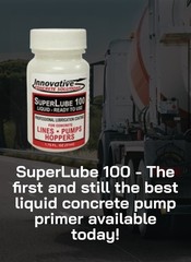 SuperLube 100 The ORIGINAL Liquid Concrete Pump Primer 24 – 2oz Bottles Made USA