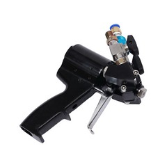 P2 PU Foam Spray Gun Polyurethane P2 Air Purge Spray Gun Self-cleaning Black