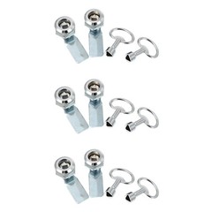 Set of 3 Cabinet Triangle Lock Tool Box Locks Electric Multipurpose