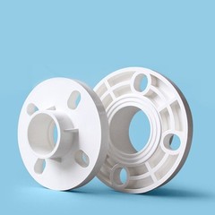 PVC Floor Flange Pipe Fitting White Wall Mount Fittings Solvent Weld 20mm~200mm