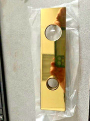 YALE ACCENTRA ” E ” 88-208-605 OUTSIDE ESCUTHEON POLISHED BRASS