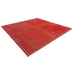 31.9″*31.9″*1.5″ Red Fiberglass FRP Grating Floor Fiberglass Grating Panel