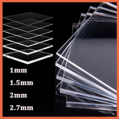 Clear Plastic Panel Sheet Thick 1/1.5/2/2.7mm CUT TO SIZE Panels Guard Screen