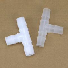 1.6~25mm Plastic Three Way T Joiner Tee 3 Way Pipe Hosetail Connector Fitting