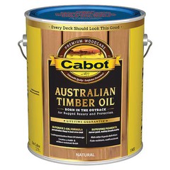 Cabot 140.0019400.007 Stain, Natural, Toned Flat, 1 Gal.