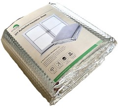 – 48″ x10ft Bubble Double Foil Reflective Insulation Roll, Thermal Shield, RV…