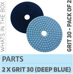 Stadea 4″ Diamond Polishing Pad – Wet Sanding Concrete Tile Countertop Pk of 2