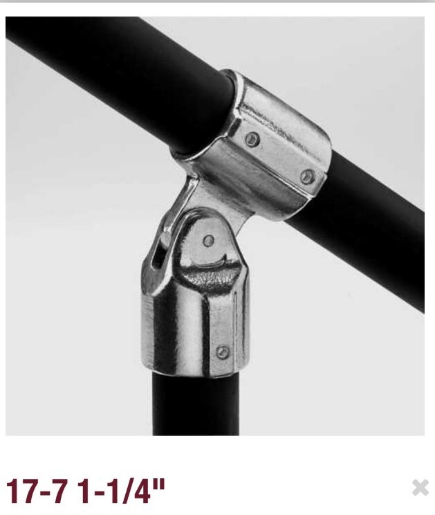 Hollaender Speed-Rail 17-7 1-1/4″ Adjustable Tee Elbow