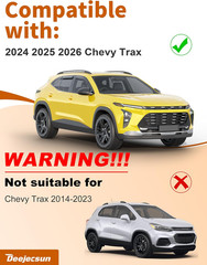 in-Channel Window Rain Guards Fit for Chevy Trax 2024 2025 2026 Rain Guards W…
