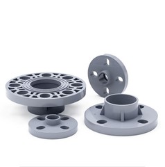 PVC Floor Flange Pipe Fitting Grey Wall Mount Fittings Solvent Weld 20mm~200mm