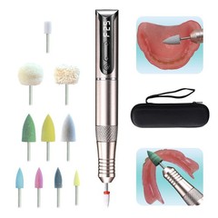 Cordless Polishing & Repair Kit for Acrylic Resin False Teeth