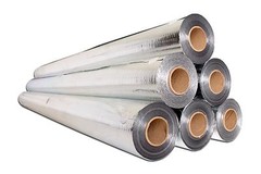 Reflective Foil Insulation Radiant Barrier Sample 4ft x 4ft Perforated 50 Gram