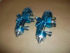 2pc Binks BBR HVLP Paint Spray Gun USED