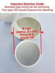 8″ PVC Spigot Inside Fitting