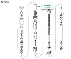 GRACO AIR PISTON KIT;T2- (24J535)