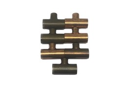 (7) NOS Mueller Nibco 3/4” x 3/4” x 1/2” Copper Wrot Tee Pipe Fittings W 04033