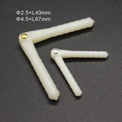 Plastic Needle Hinges Φ2.5×L43mm Φ4.5×L67mm Hinge For RC Airplane Model DIY