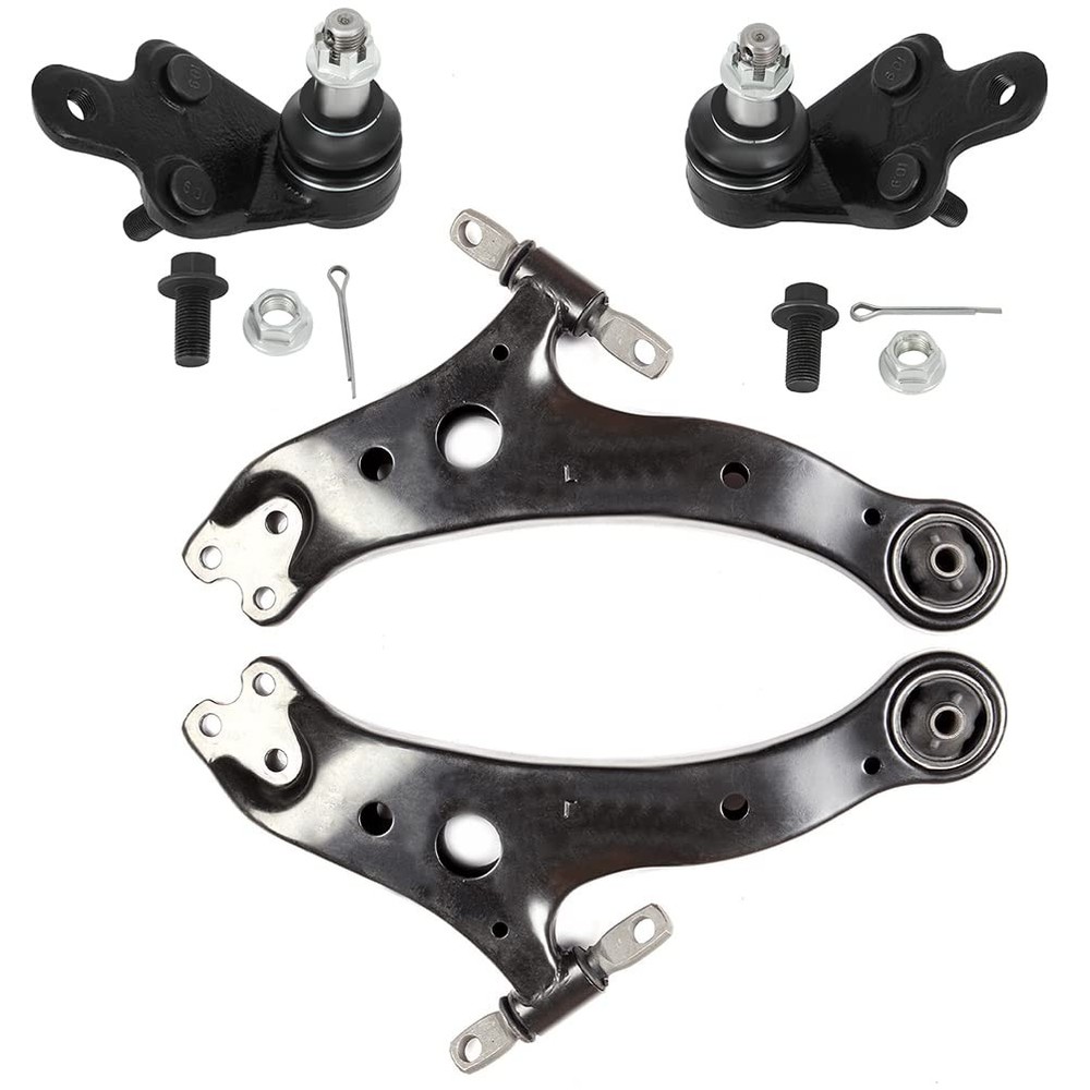 4pcs Lower Control Arm w/Ball Joint Suspension Kit For 05-12 Avalon 07-11 Camry