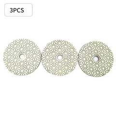 3pcs Dry Diamond Polishing Pads 4 Inch Set Kit Marble Concrete Granite Z8C9