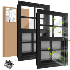 Jonriox 16 W X 20 H Shed Windowsliding Window Aluminum Gray Flush Mount