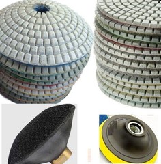 Granite Countertop Fabrication 4″ Sink Bowl Diamond Pad Combo