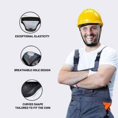Full Face Paint Dust Shield Mask, Anti-Fog, Heavy Duty Safety Gear, Transparent