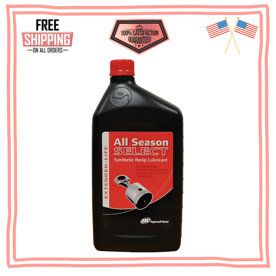 Ingersoll Rand 38436721 OEM All Season Select Synthetic Lubricant, 1L Bottle