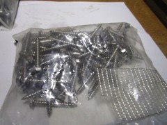 #10-12 x 1-1/2″ Slotted Inden Hex Washer 18-8 A Pt S/S Sheet Metal Screw QTY 100