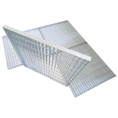 1 Piece 2.6ft*2.6ft Silver Gray Carbon Steel Grille Plate Load-Bearing 3 tons