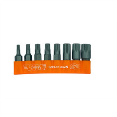 IMPACT-8XZNVIM Tools 8 Piece 5/16 Inch Shank Impact Triple Square Bit Set